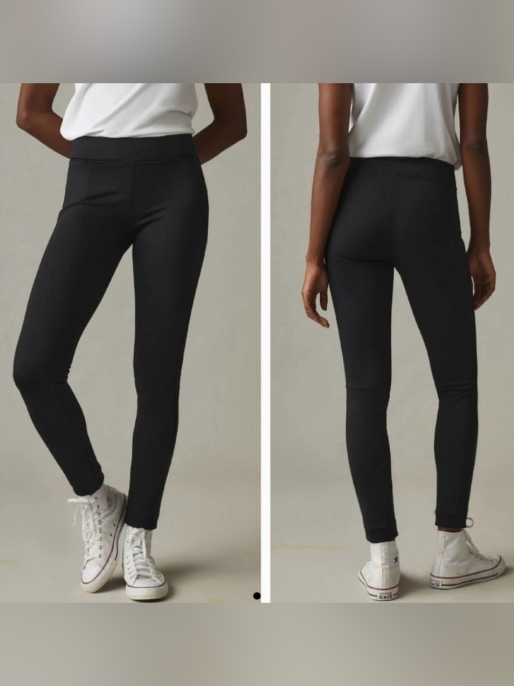 American Giant High-Rise Black Women's Ponte Leggings Size 14T
